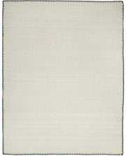 Ayumu Off White Hand Woven Wool Area Rug