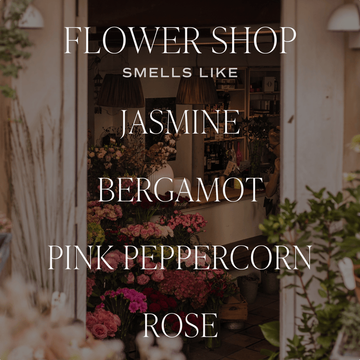 Flower Shop Soy Candle - White Jar - 11 oz