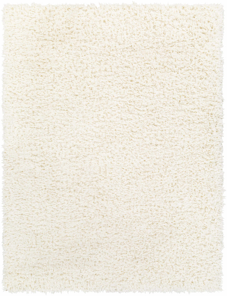 Siari Solid Cream Plush Rug