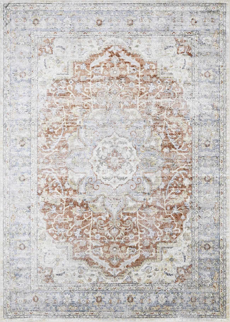 Emke Flat Pile Washable Rug