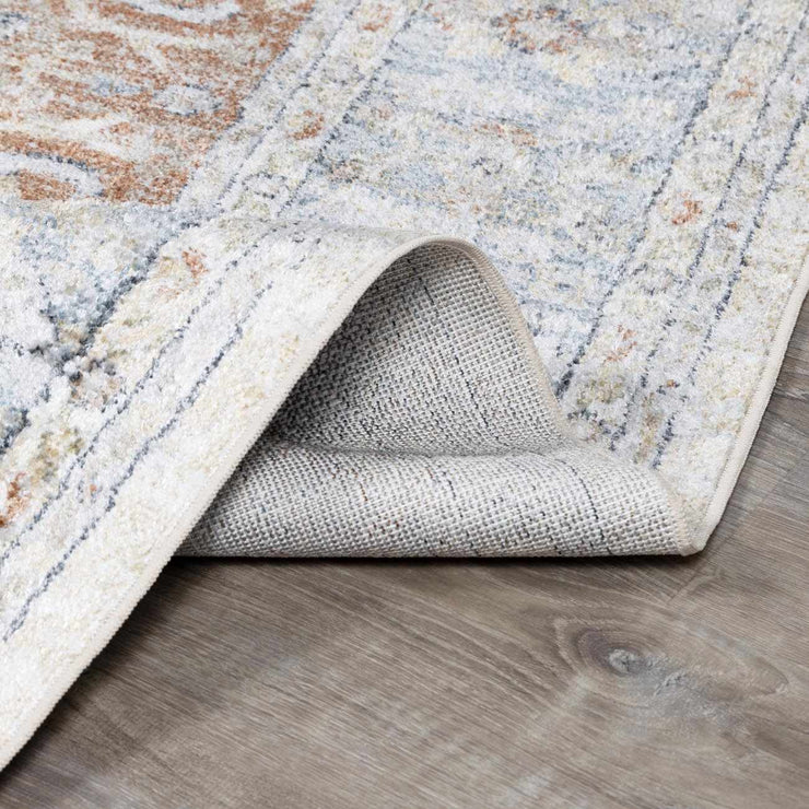 Emke Flat Pile Washable Rug