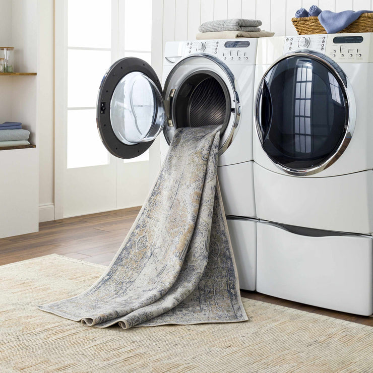 Hera Olive Boutique Washable Rug