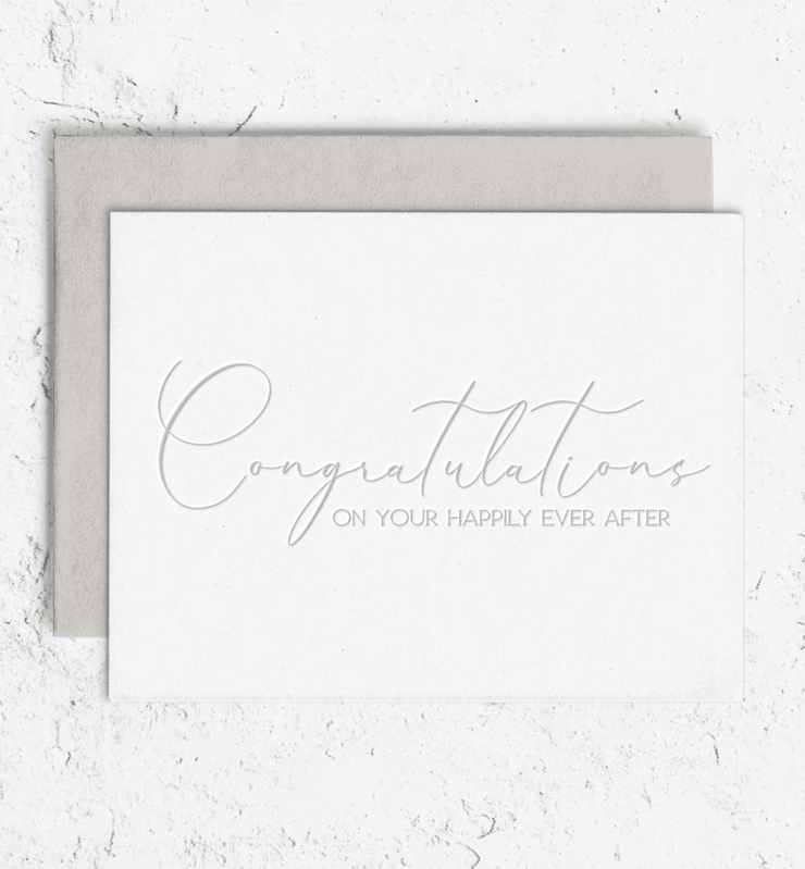 Congratulations Wedding Card Box Set of 10