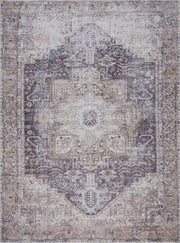 Beige Rosman Washable Area Rug - Promo