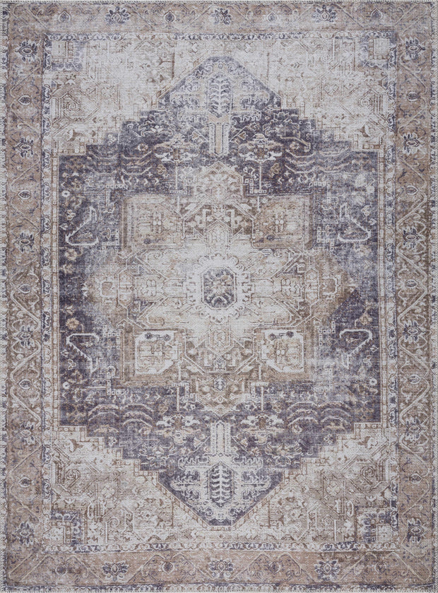 Beige Rosman Washable Area Rug - Promo