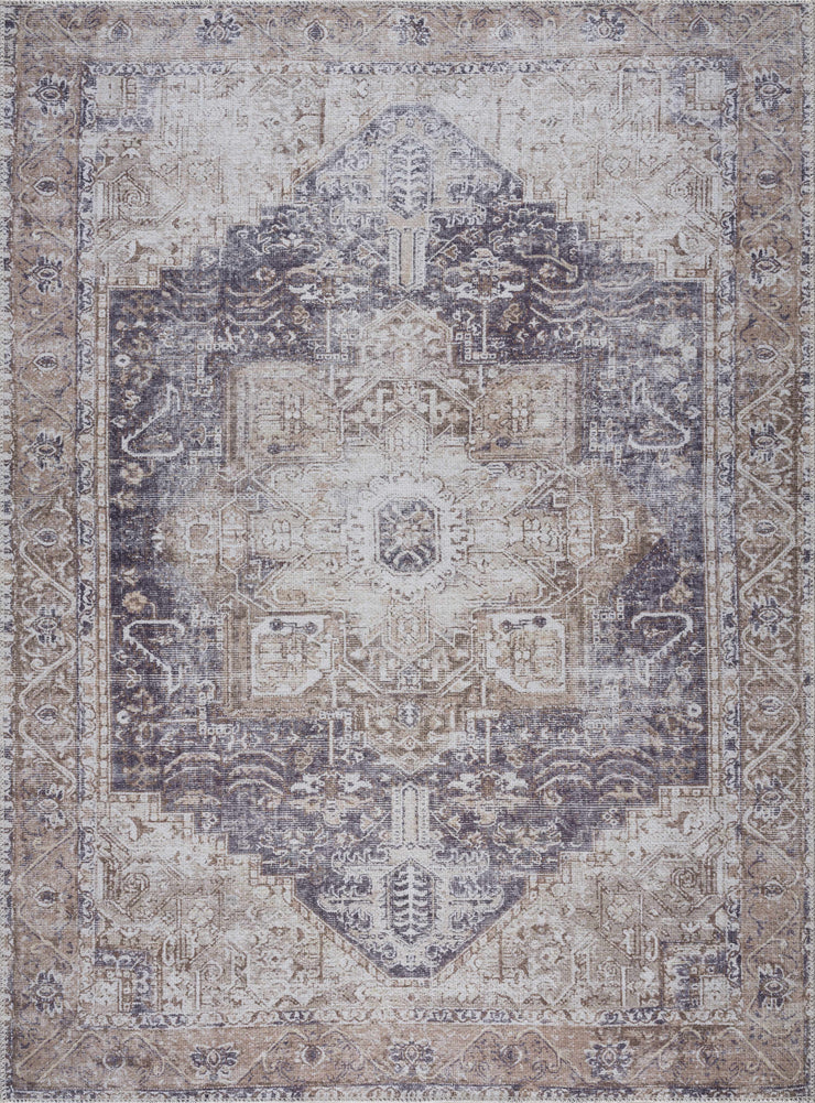 Beige Rosman Washable Area Rug - Promo