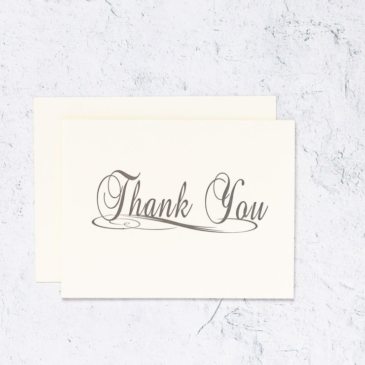 Traditional Scripted Thank You Boxed Notes