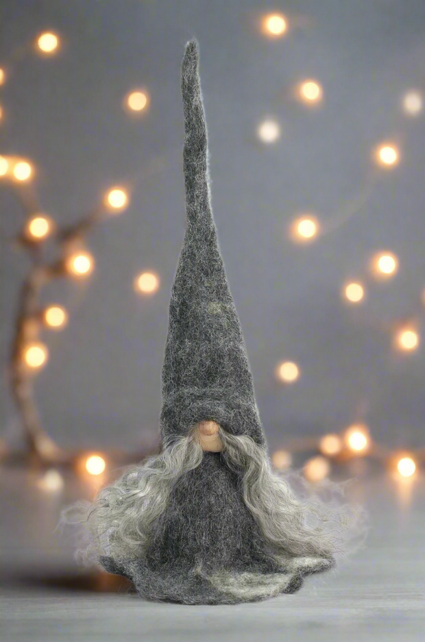Tomte Gnome - Tova (Grey Dress)