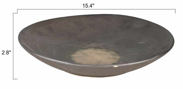 Uncasville Green Ceramic 15" Decorative Plate