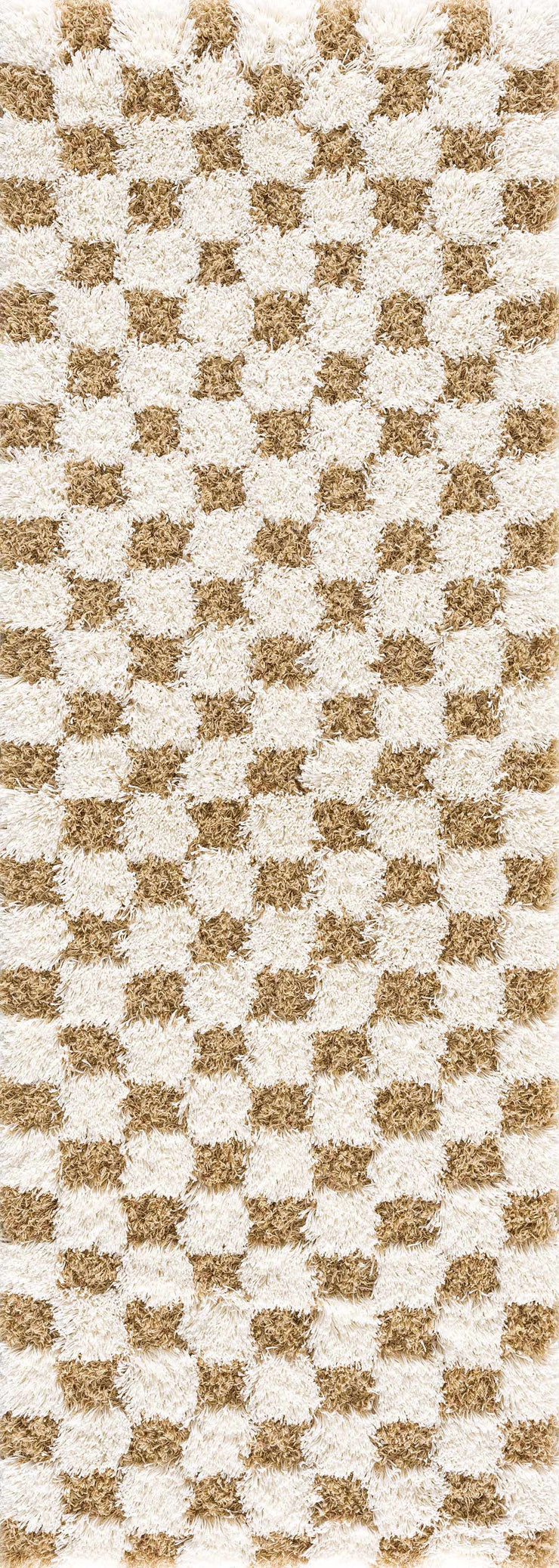 Atira Mustard Checkered Area Rug