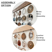 Custom Uma Agate Wall Hanging – Boho Crystal Wall Art You Design