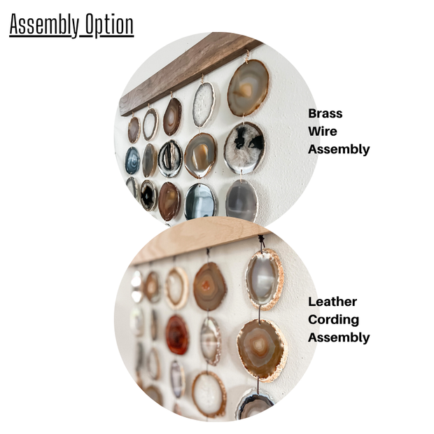 Terracotta Uma Agate Wall Hanging (24 Inch)