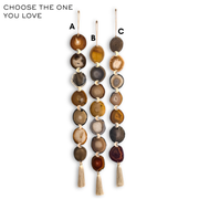 Umber Moon Agate Garland (Choose the One You Love)