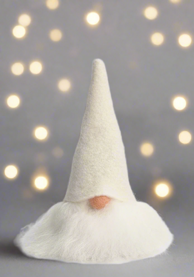 Tomte Gnome - Viktor (White Cap)