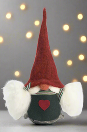 Tomte Gnome - Viktoria (Red Cap)