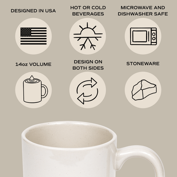 Homebody 14oz. Stoneware Coffee Mug