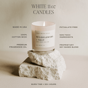 Mango and Coconut Soy Candle - White Jar - 11 oz