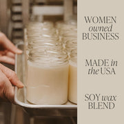 Mr. & Mrs. Quote Candle - Clear Jar - 9 oz (Palo Santo Patchouli)