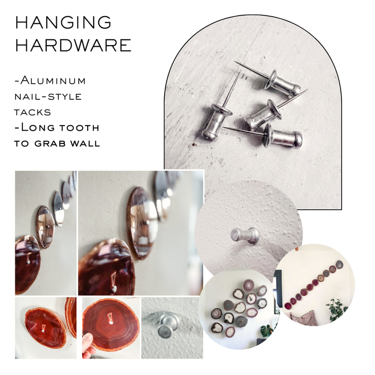 Umber Sol Agate Wall Art Set – 26 Piece | DIY Installation