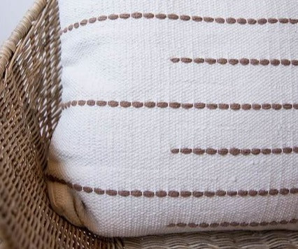 Zuri Hand-Loomed Wool Throw Pillow