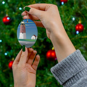 Point Judith Ceramic Ornament