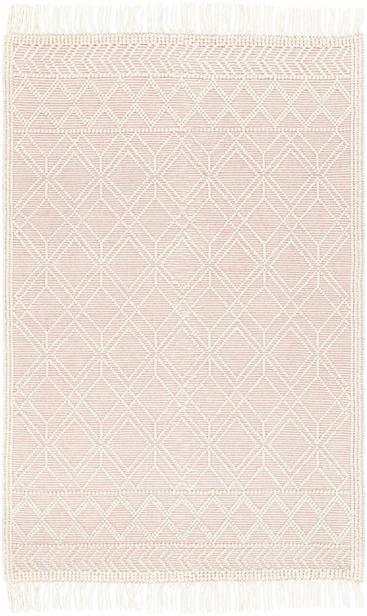 Ramsbury Soft Pink Wool Rug