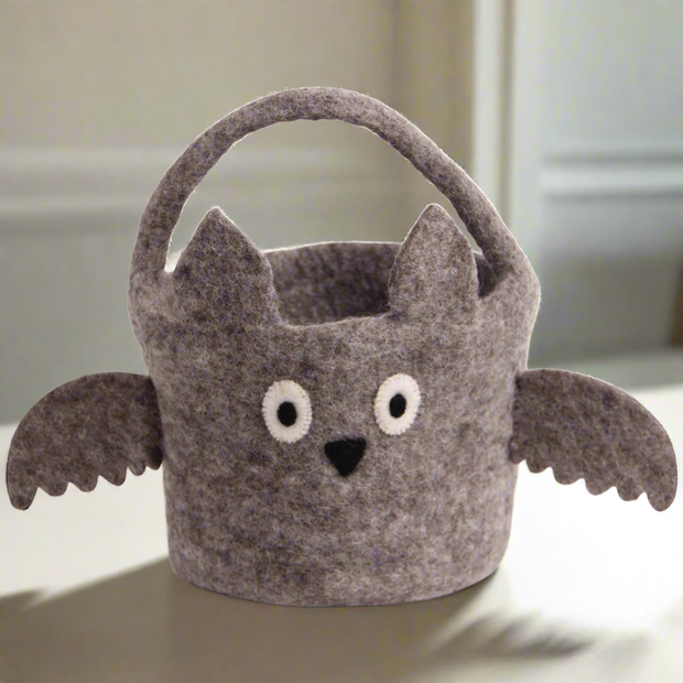 Halloween Basket - Trick Or Treat Bat