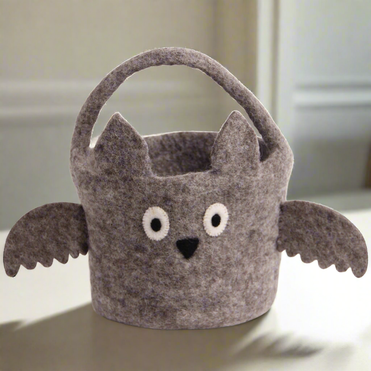 Halloween Basket - Trick Or Treat Bat