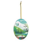 Bozeman Ceramic Ornament