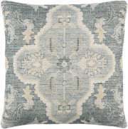 Bigaa Teal Medallion Throw Pillow