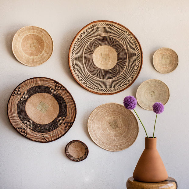 Binga Patterned Brown & Natural Wall Art