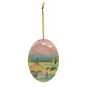 Grand Teton National Park Ceramic Ornament