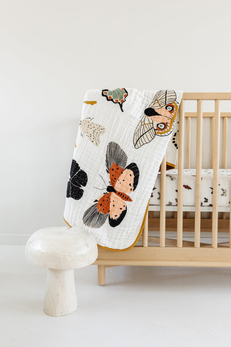 Butterfly Migration Crib Sheet