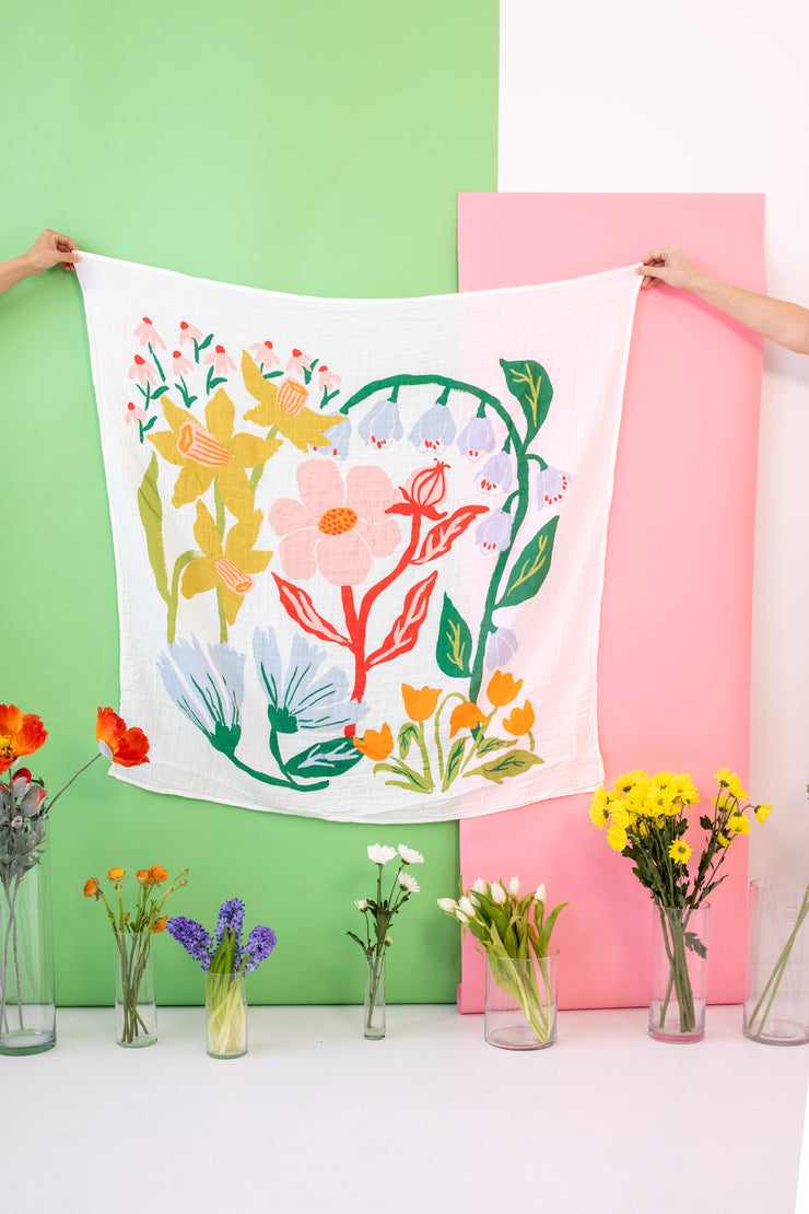 Cottage Garden Swaddle