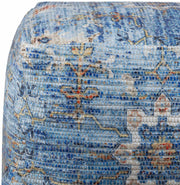 Cuddington Sky Blue Woven Pouf
