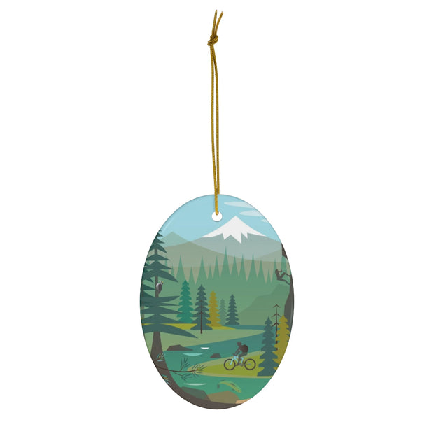 Bend Ceramic Ornament