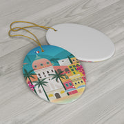 Nice, France Ceramic Ornament