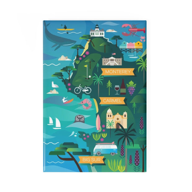 MONTEREY + CARMEL REFRIGERATOR MAGNET