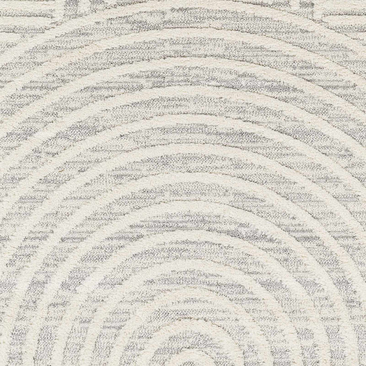 Dauin 3D Rainbow Area Rug with Tassels