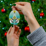 Iceland Ceramic Ornament