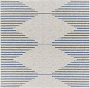 Stephan Blue & Cream Outdoor Rug