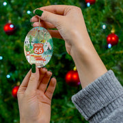 Route 66 Ceramic Ornament