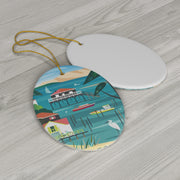 Bassin D'Arcachon Ceramic Ornament