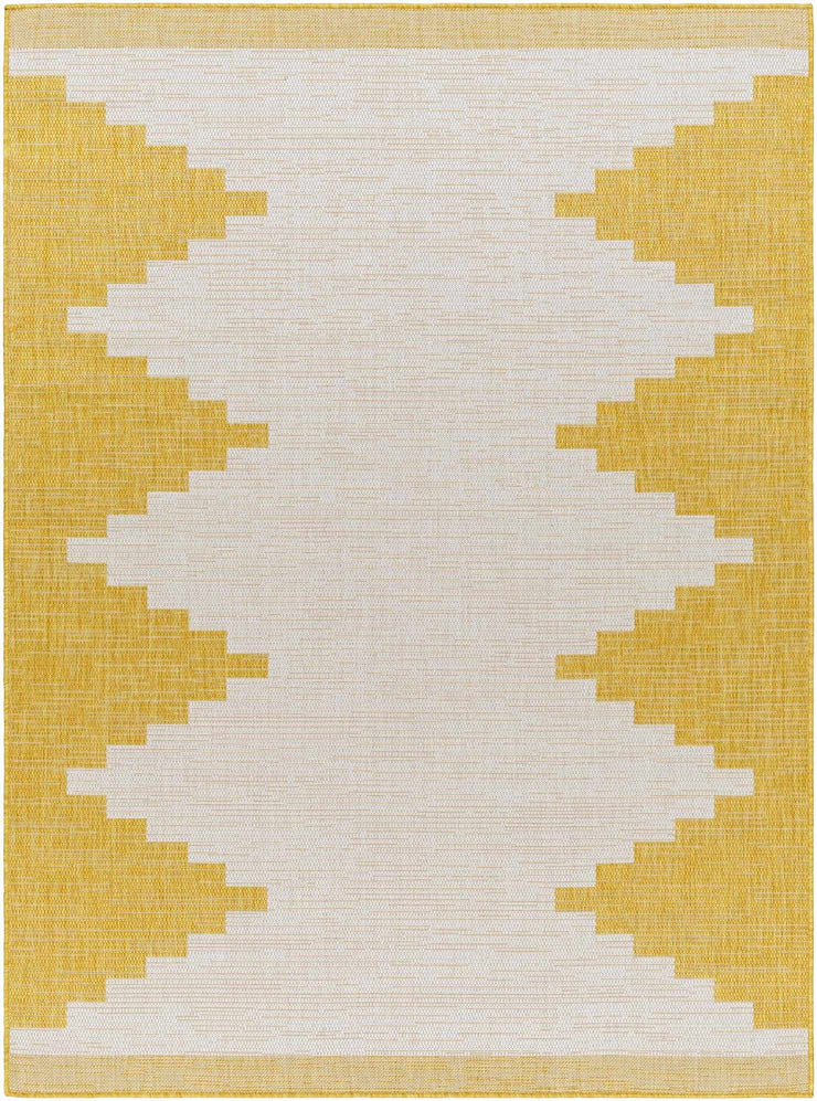 Djugun Yellow Outdoor Rug