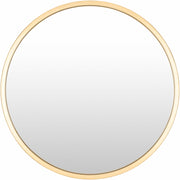 Guindarohan Gold Frame Round Mirror