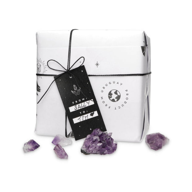 Crystal decor, amethyst gemstone