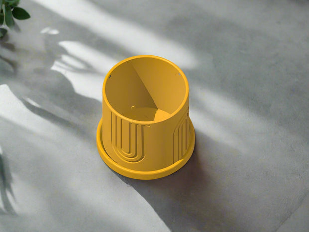 Indoor Hanging Planter for Indoor, 4 or 5 inch Hanging Plant Pot Unique Gift, 3D Printed Planter, Outdoor Patio Decor, Cottagecore Decor,BOW