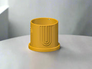 Indoor Hanging Planter for Indoor, 4 or 5 inch Hanging Plant Pot Unique Gift, 3D Printed Planter, Outdoor Patio Decor, Cottagecore Decor,BOW
