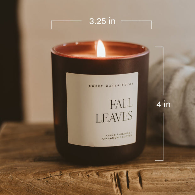 Cozy Season Soy Candle - Brown Matte Jar - 15 oz
