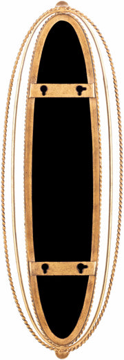 McCordsville Gold Brass Oval Mirror Set